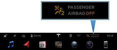 Airbags Disabling the Passenger Front Airbags When a child is seated in the front passenger seat (even when the child is seated in a child safety seat or booster seat), you must disable the passenger