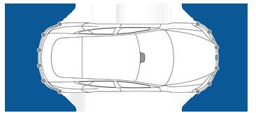 Park Assist How Park Assist Works Model S has several sensors designed to detect the presence of objects nearby.
