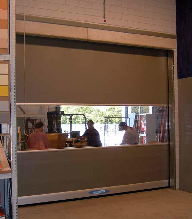 NovoSpeed HEAVY Indoor The Heavy Indoor is a high-speed, electrically operated rapid roll door, specifically designed for interior openings in industrial and commercial buildings.