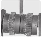 PowerWare PIXGear Couplings Parallel Alignment: Align the two hubs so that a straight edge rests squarely