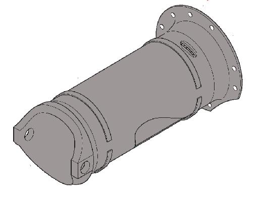 1 350 A 35-1102 Flared housing