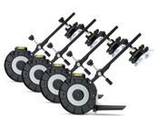 Axle angle ± 2 ± 2 6. Castor ± 4 ± 18 7. Steering axis inclination ± 4 ± 18 8. Toe out on turns ± 4 ± 20 9. Castor-correction range ± 4 ± 7 10. Wheel base difference ± 3 ± 2 11.