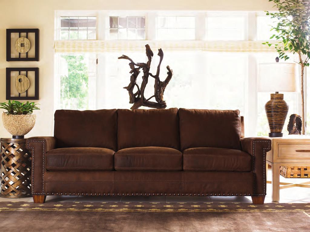 SHOWN ABOVE: 7542-33-02 Torres Leather Sofa 92W x 42.5D x 35.5H in.