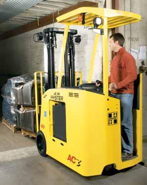 ENHANCED PRODUCTIVITY 5 With the Hyster-engineered productivity of the E30-40HSD2 series you ll move more product from dock to stock with greater efficiency, improving the bottom line.