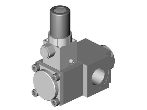 control via solenoid valve to limit system pressure H