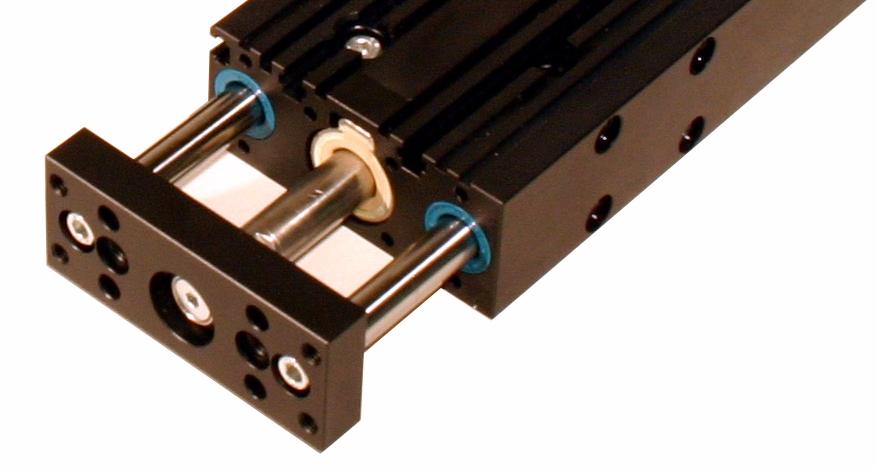 IP6 Motor onnector inear Guide Units 01 5 1. Front plate with centering holes for fast and precise payload mounting 4. ardened Shafts for accurate linear feed motion and minimal noise 1 3 3.