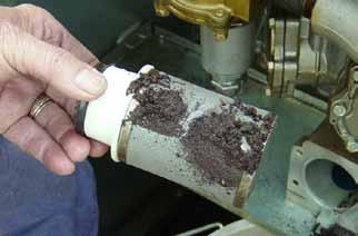 (MARTA). A MARTA technician documented each instance of the dispensing pump filter removal and inspection.