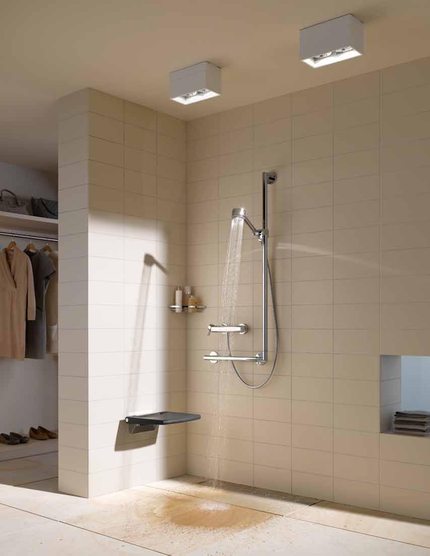 PLAN 8 9 SHOWER COMFORT REDEFINED With approximately 500