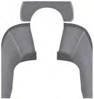 Child Safety E142596 E142597 If the booster seat slides on the vehicle seat upon which it is being used, placing a rubberized mesh sold as shelf or carpet liner under the booster seat may improve