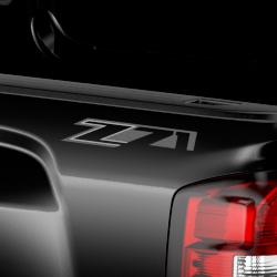 Z71 Logo SB9 - DECAL PACKAGE $100 Decal/Stripe Package / Chrome, 4x4 Logo SCZ - TAILGATE HANDLE - W/OUT REAR