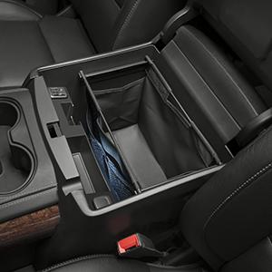 VBJ - UNDERSEAT STORAGE - DOUBLE CAB $230 Under Seat Storage / Rear Underseat Storage Organizer, Ebony, Double Cab VKW - CONSOLE INSERT EXPANDABLE FOLDER TOTE - PICK-UP $45 Front Console Insert /