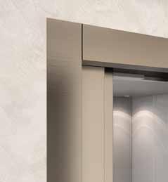 SLIDING AUTOMATIC RAL painted or satin stainless