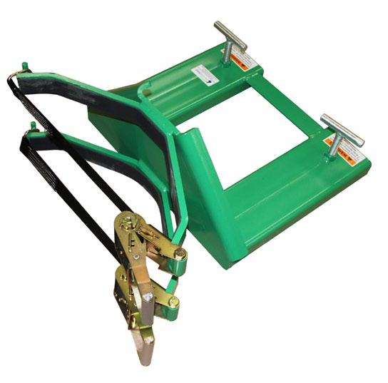 Lift Truck Attachments - Mechanical. Fork Lift Beak Attachment This attachment is equipped with powerful beak-style jaws that automatically grip when engaging drum and release when lowering it.