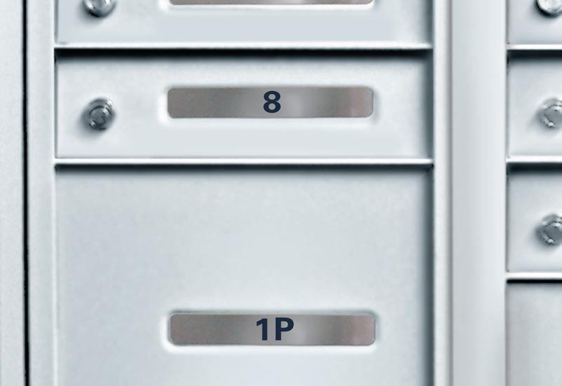 4C Constructed of stainless steel and heavy gauge aluminum components for superior strength, corrosion resistance and exceptional indoor and outdoor durability Mailbox Features USPS STD-4C compliant