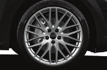 18 tyres 18 alloy wheel in 5 parallel-spoke design 7,5 x 18 with 245/45 R 18 tyres PRP NCO NCO 18 Audi