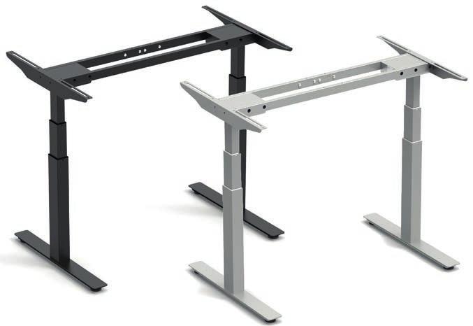 TABLE BASE FC 650 Table base FC 650 RAL 9006 white aluminium Art. No. 116.00067 RAL 9005 deep black Art. No. 116.00068 The table system FC 650 is used as a frame for an office desk or a simple assembly table.