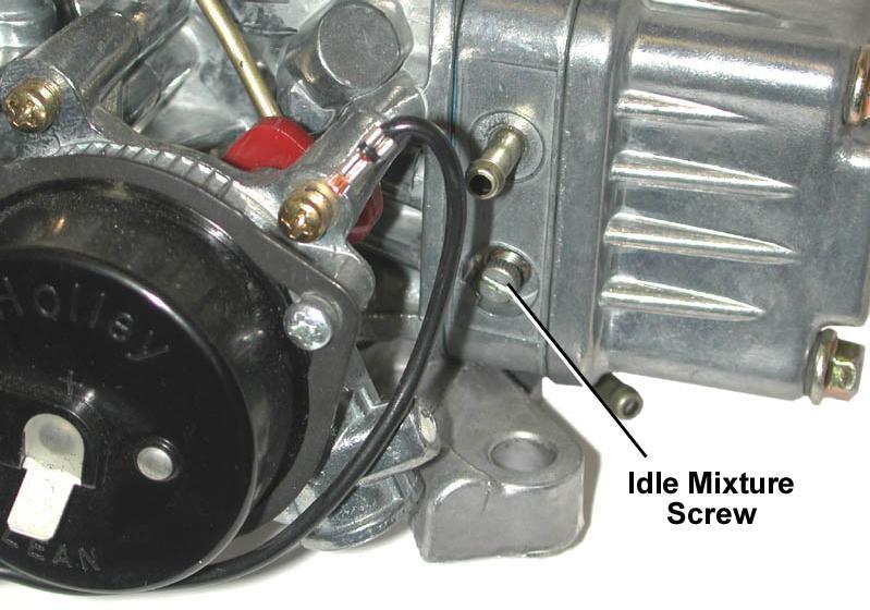 Idle mixture needles are found on the primary metering blocks. If you change one idle mixture needle, you must change the other idle mixture needle by the same amount.