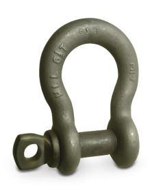 RIGGING STAC Chain, Shackles & Accessories CM SCREW PIN ANCHOR SHACKLES Work Load Limits: 1/2 to 43 tons. Size Diameter: 3/16" to 2". Surface Finish - Self colored, painted or galvanized per ASTM.