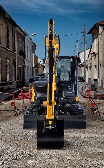 UNMATCHED COMPACTNESS The ViO50-6 is providing Yanmar customers with true peace of mind,