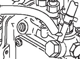 Using a wrench on the crankshaft pulley bolt, rotate the crankshaft in a clockwise direction while looking through the flywheel inspection