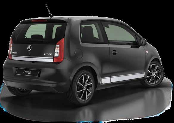 Foils or various exterior elements will increase the style of the ŠKODA CITIGO and add to its uniqueness.