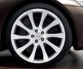 5 J x 19 ET 43 Tire: 275/40 R19 B6 647 4539 Alaraph 10-spoke wheel ıncenıo designer wheel Finish: sterling silver Wheel: 8.