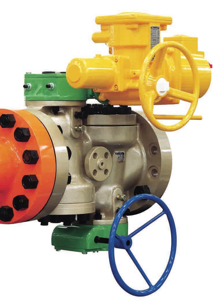 Proven plug valve integrity - setting new standards for double block & bleed True double isolation within a single valve body COMPARED WITH GATE VALVES Same face-to-face but smaller