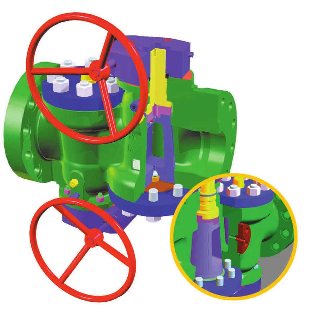 DIPV Design Features 4 2 3 1 6 4 1 2 3 4 5 6 Same face-to-face as one valve. In-line emergency stem sealing.
