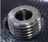 3.2mm (1/8 ) In order to leave enough thread engagement for the two washers and the nut allow for a minimum of 3.