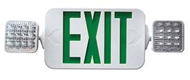 PAC0434 Thermoplastic Micro LED Exit Sign/Emergency Light Combo Pace s PAC0434 series model is a slim-profile thermoplastic LED exit sign/emergency light combo that offers modern design, including a
