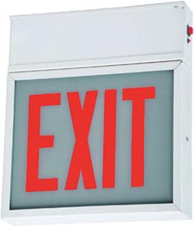 PAC0461 Chicago Code Steel LED Exit Signs Pace s PAC0461 series models are designed for Chicago applications where a steel housing is required.