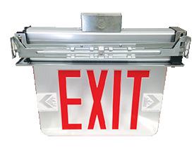 PAC0456 SERIES New York City Code 8" Surface/Recess-Mount Edge-Lit LED Exit Signs Pace s PAC0456 series is designed for New York applications.