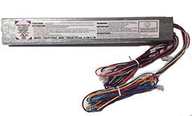 Low-Profile Fluorescent Emergency Lighting Ballasts Pace s Low-Profile Emergency Ballast series allows a fixture to be used for both normal AC operation and emergency operation.