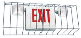PAC0341B Wire Guards Pace offers durable wire guards to protect emergency fixtures and exit signs from