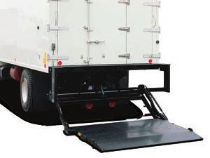 Flipaway Flipaway liftgates are welded to the frame of the vehicle chassis.