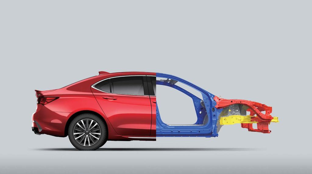 ACE BODY STRUCTURE Acura s Advanced Compatibility Engineering (ACE ) body structure is designed to help absorb and disperse frontal impact energy so less force is transferred to what really matters: