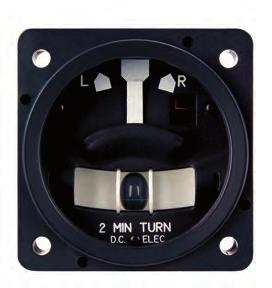 Turn and Slip Indicators Turn and Slip, 2-inch / General Design Widely used as standard equipment in the turboprop market, this