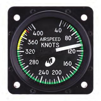 Combine a 2-inch airspeed indicator with Mid-Continent s 2-inch MD15 altimeter and 4200 attitude indicator for a complete standby package designed for tight panel applications.