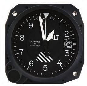 Altimeters Altimeter, 2-inch, 3-pointer United Instruments 5237A-A.906 35K, 3-ptr., Left-hand knob, Inches, Lighted $6460.00 Limited quantity available.