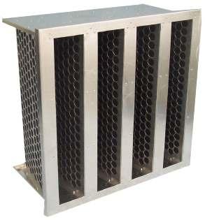 FFVAC disposable activated carbon filters Model FFVAC Activated Carbon filters are used in conjunction with ventilation and air conditioning systems for the removal of undesirable gases and vapors
