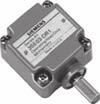 3SE3 North American Limit Switches Modular, plug-in and NEMA type 6P submersible Components: Plug-in module Receptacle Plug-in module DT Catalog Number Standard single pole 1 NO + 1 NC Standard