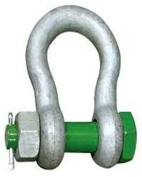 Shackles Grade 6 G-4163 Green Pin Safety Bow We stock Grade 6 G-4163 Green Pin Safety Bow Shackles ranging from 0.5 tonne to 85 tonne. These shackles are manufactured to BSEN13889.