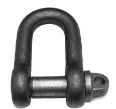 Shackles BS3032 Large Screw Pin Dee Shackles We stock self-colour Large Screw Pin Dee Shackles to BS3032.These can also be supplied with a hot dipped galvanised finish on request.