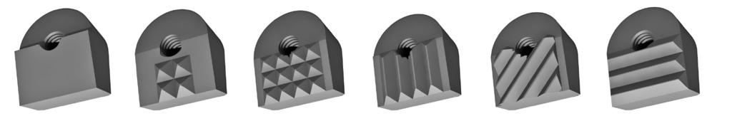 REPLAEALE PAD OVERVIEW Rest Pads & Gripper Pads Solid arbide High impact carbide pads. an be brazed or bonded into place.