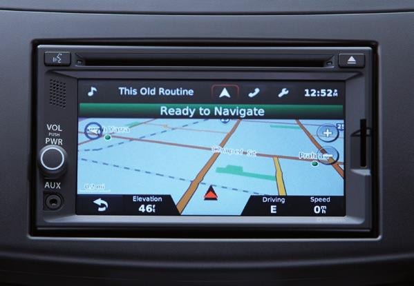The sleek interior packs in more of the latest technology including a multimedia satellite navigation