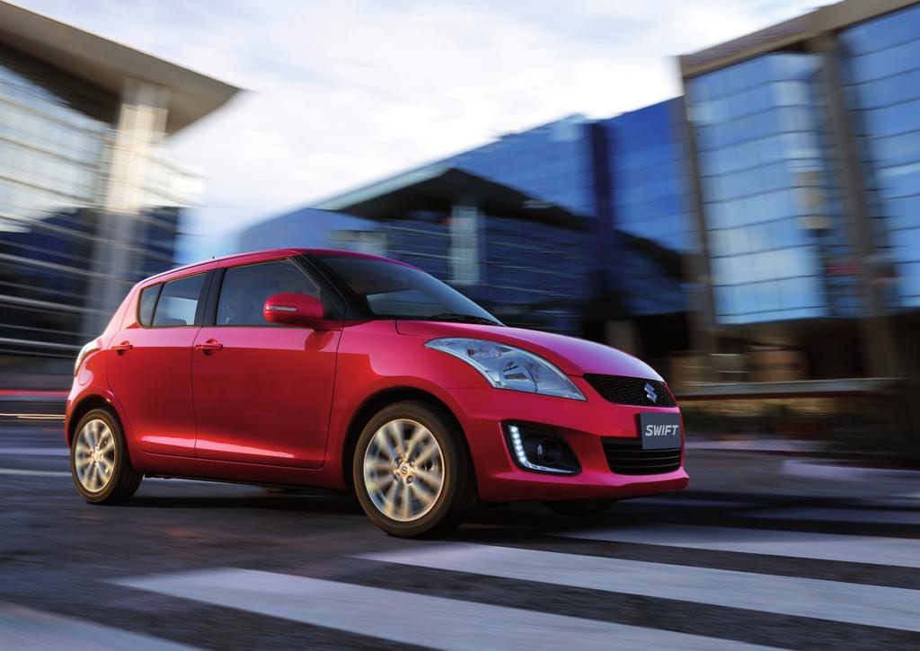 More economical In keeping with Suzuki s global push to achieve superior environmental performance, the new Swift has been designed with a strong focus on increasing fuel efficiency and lowering CO2