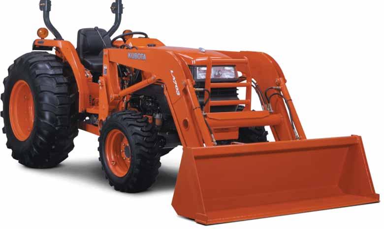 Maximize the L-Series versatility with Kubota s performance-matched quick attach/detach