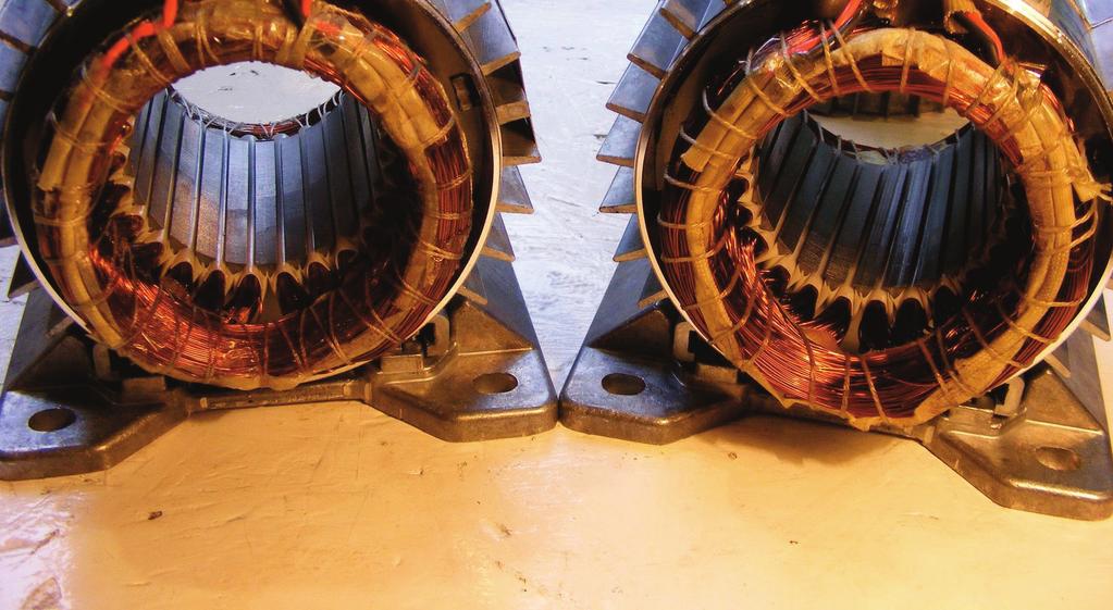 of the stator winding are the same.