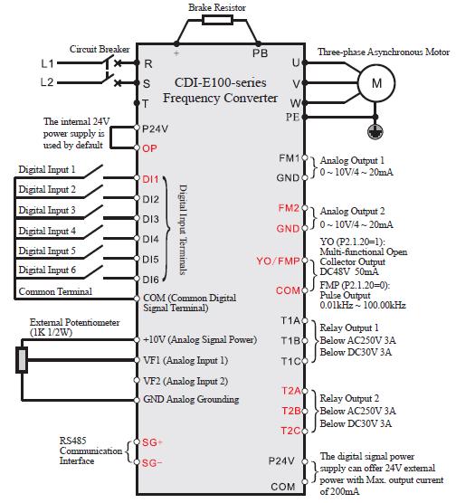 Wiring diagram of VoltPro driver VoltPro