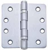 Machine Screws -Phillips(#1) Flat-head -12 x 24 x 1/2 Wood Screws -Phillips(#1) Flat-head -12 x 1-1/4 Also available NRP (Non Removable Pin) Options: NRP -Non Removable Pin with set screw.